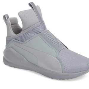 Grey high top pumas Clearance